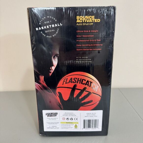 Squad Hero FlashCatch Light Up Basketball Glow In The Dark #7 Official‎ Size - Picture 2 of 4